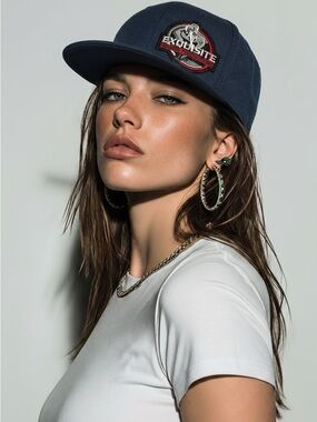 Blue Snapback Hat